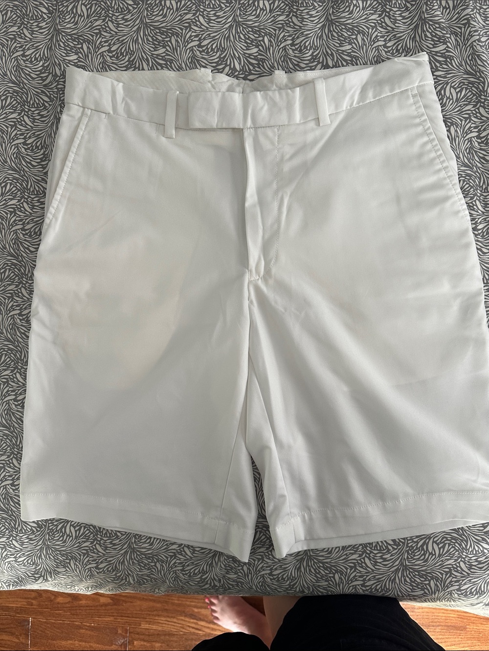 RLX Ralph Lauren White Men's Athletic Golf Shorts